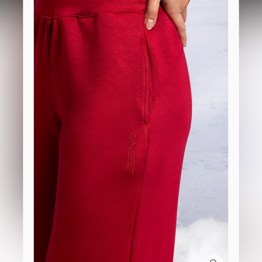 Onset Women's Red Straight Leg Pants. Reposhing since they were too big on me
